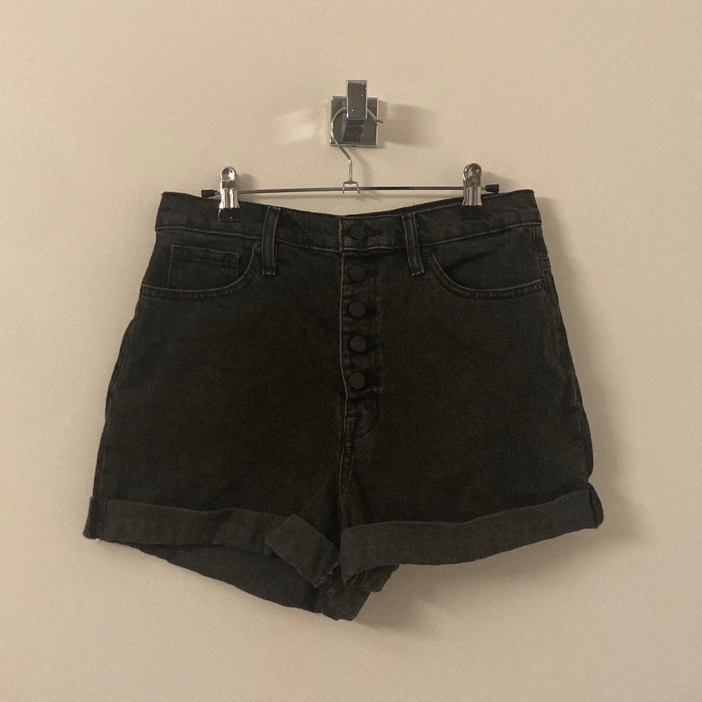 BDG High Rise Black Denim Shorts, NWOT